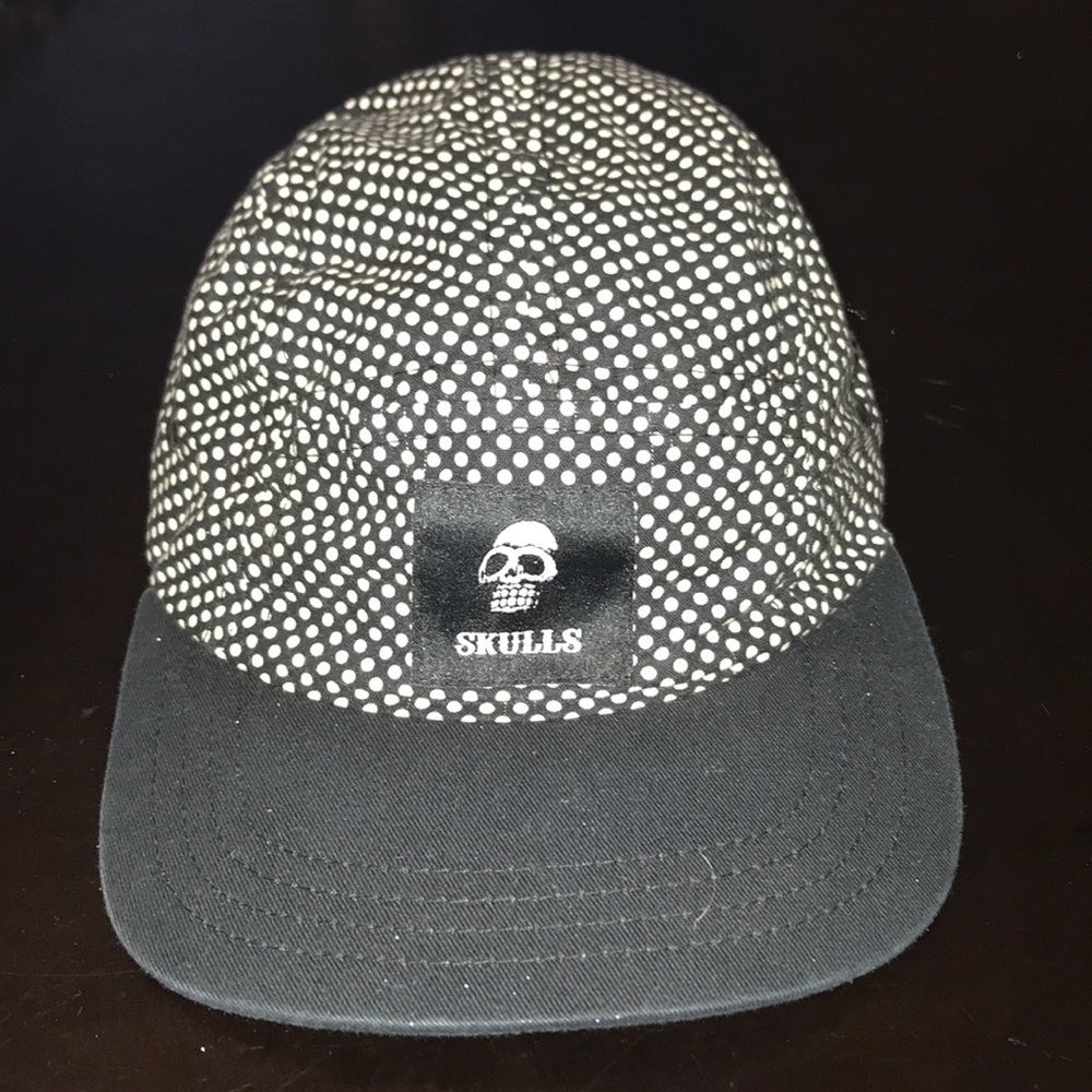5 Panel “Skulls” Brooklyn Polka dot Print Hat